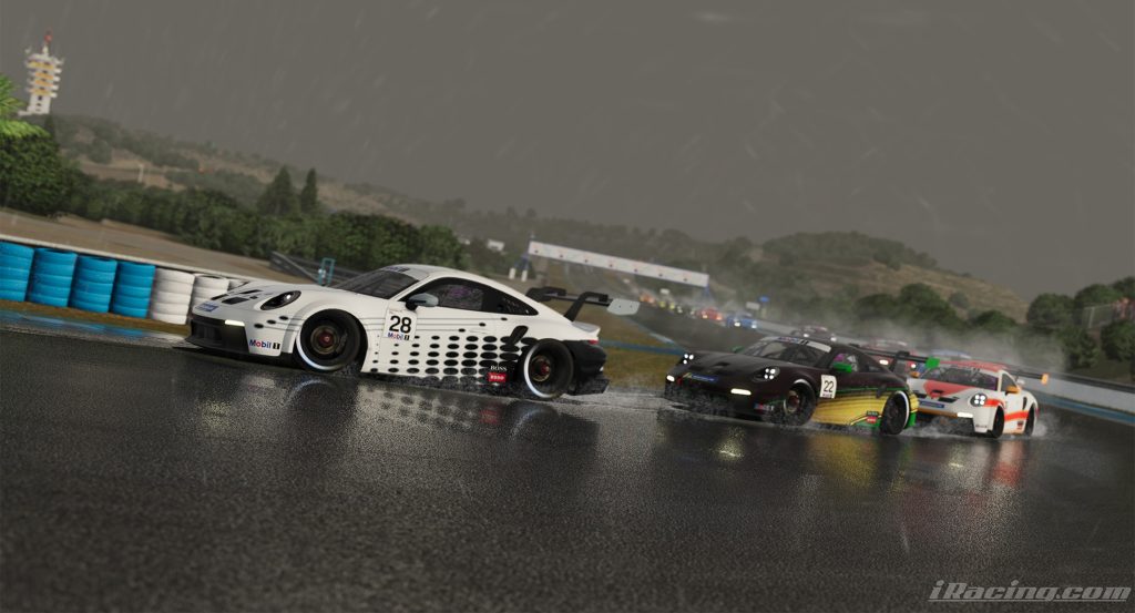 SIM racing in the wet